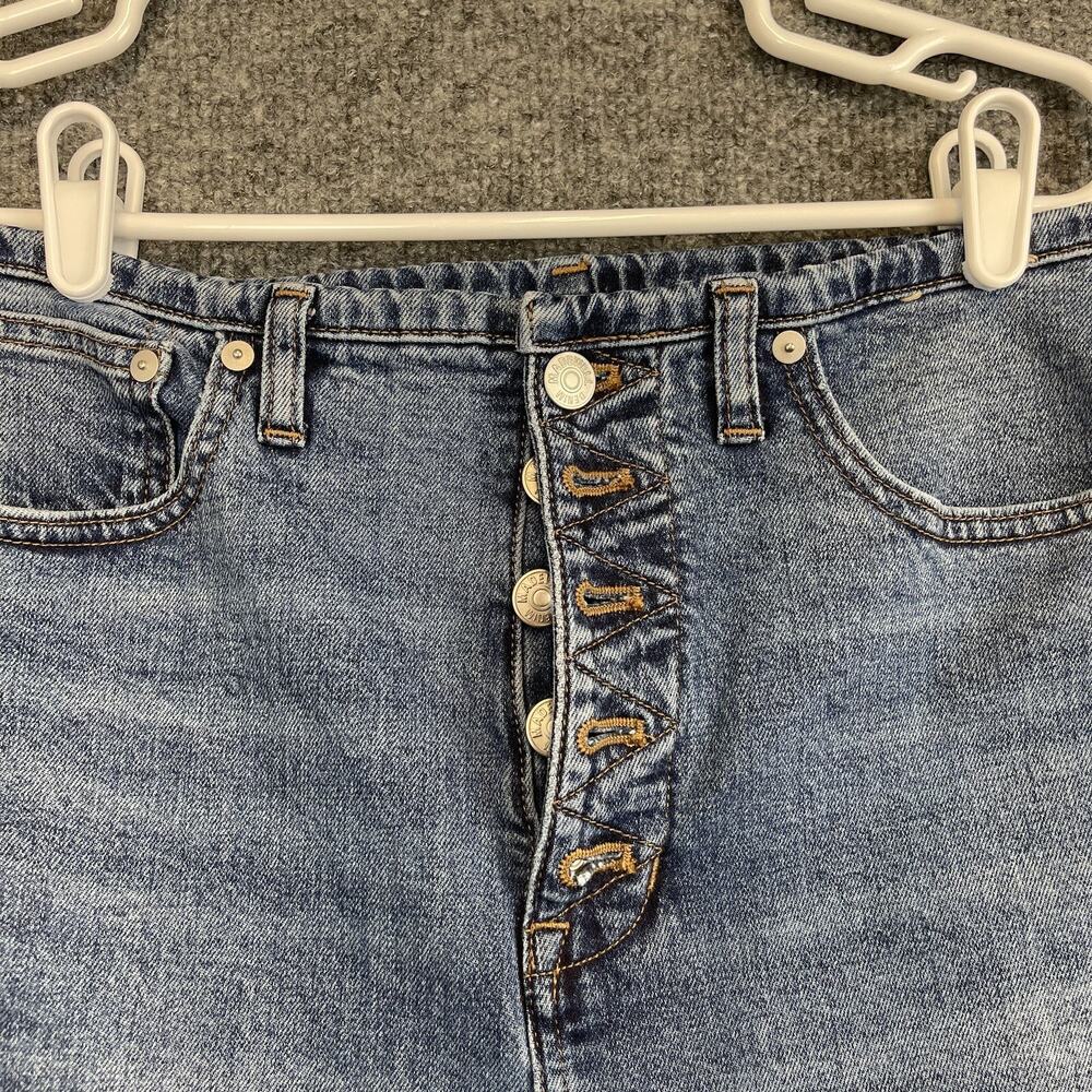 Madewell Blue Straight Leg Jeans - Picture 3 of 15